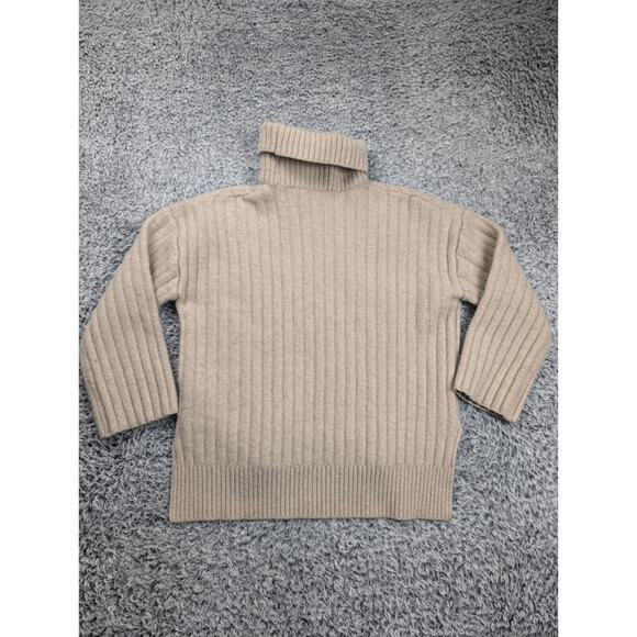 BPLAN Sweater Women Large Beige Long Sleeve Casual Wool Classiccore Turtleneck - Picture 6 of 7